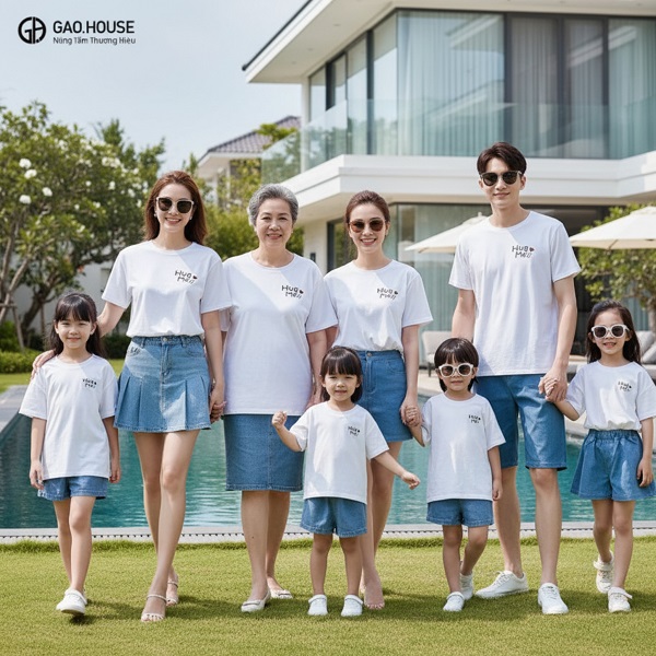 Áo nhóm gia đình tại Đồng Nai giá rẻ