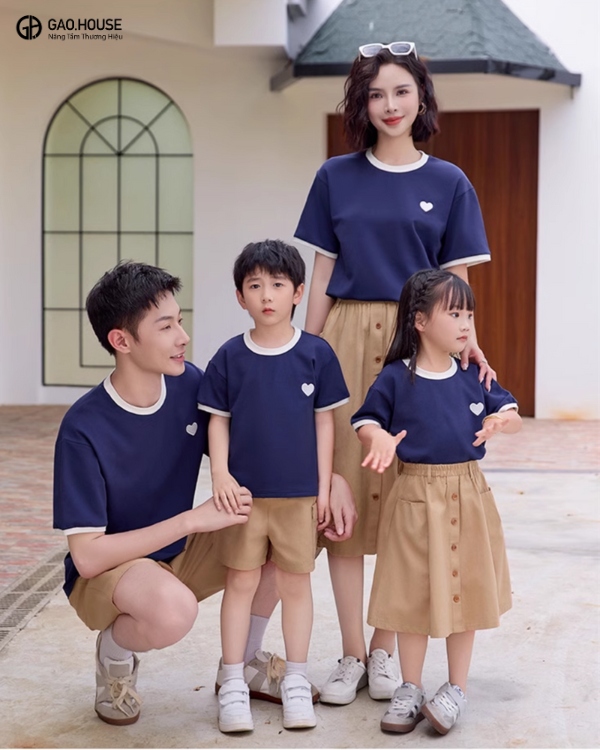 áo nhóm gia đình tại Nghệ An đẹp