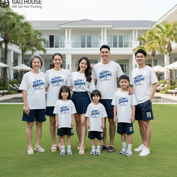 Áo nhóm gia đình tại Thanh Hóa đẹp