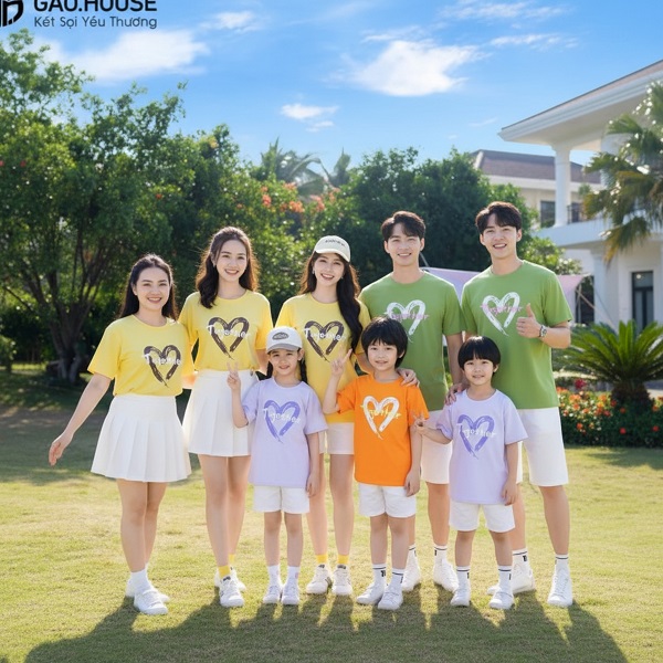 Áo nhóm gia đình tại Thanh Hóa