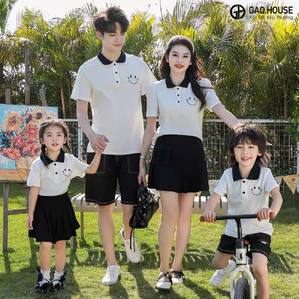 Áo polo gia đình tại Đà Nẵng đẹp