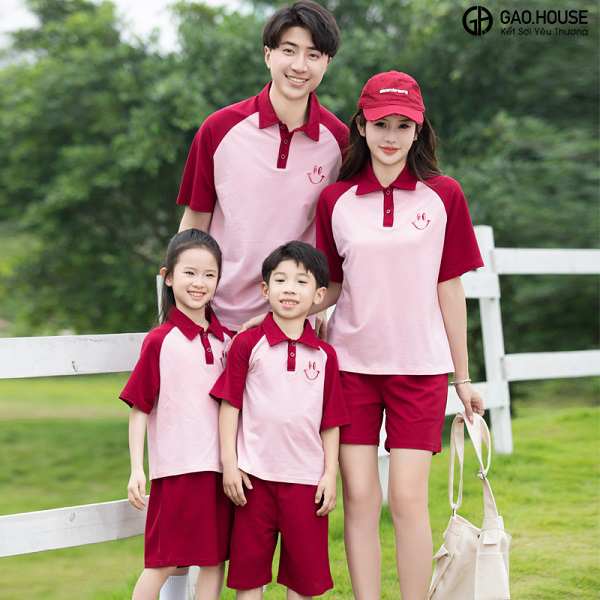 Áo polo gia đình tại Điện Biên giá rẻ