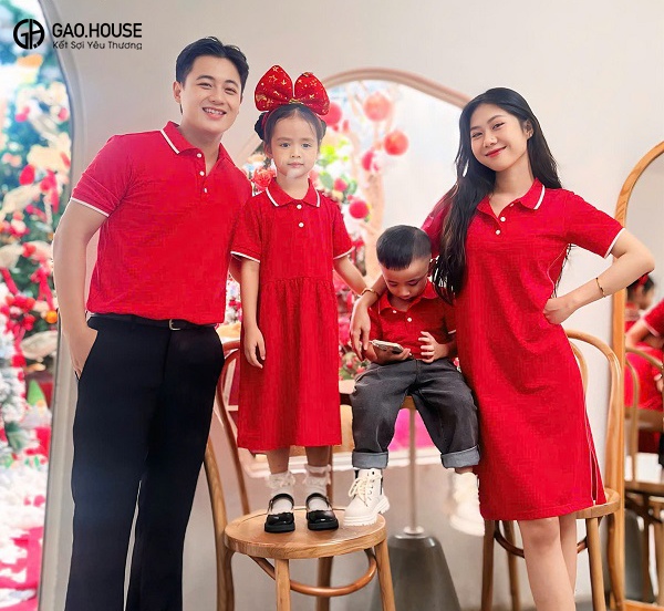 Áo polo gia đình tại Hà Tĩnh