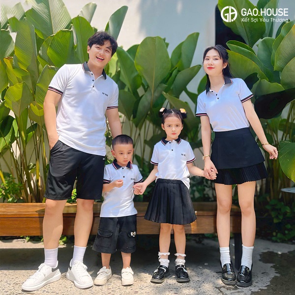 Áo polo gia đình tại Hậu Giang