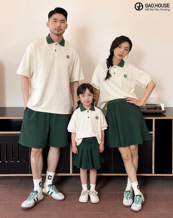 Áo polo gia đình tại Hưng Yên