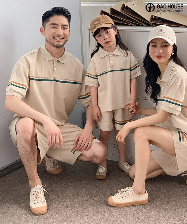 Áo polo gia đình tại Thái Bình