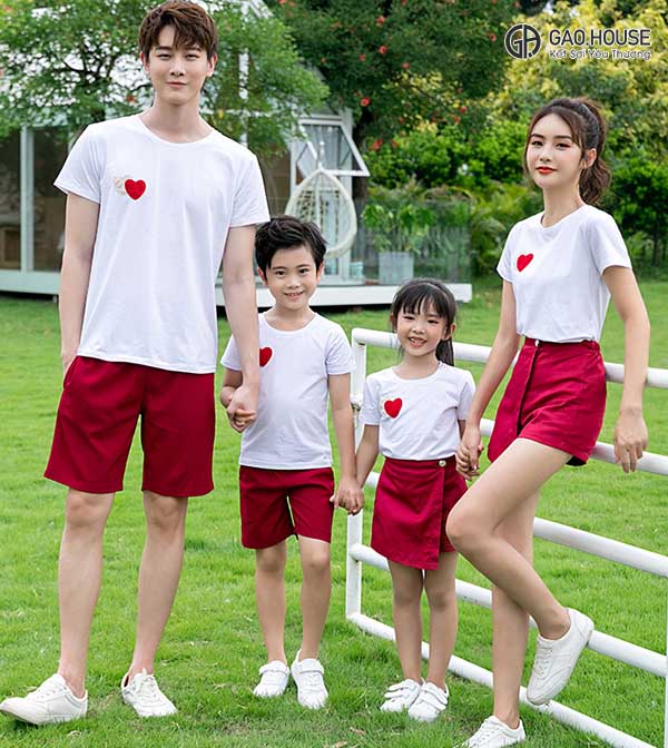 Áo thun gia đình ở Đà Nẵng đẹp