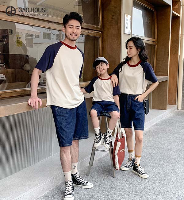 Áo thun gia đình ở Nha Trang