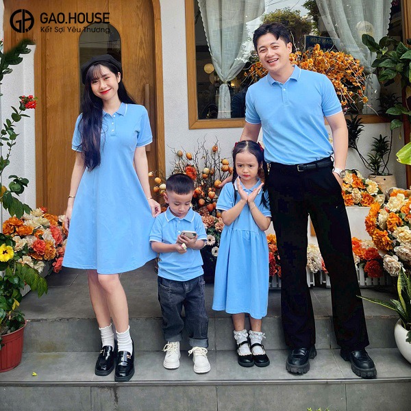 Áo váy gia đình tại Cà Mau