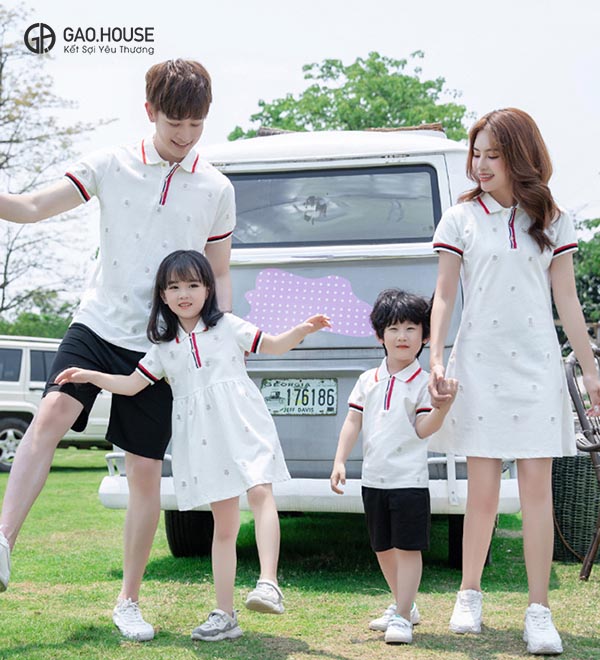 Áo váy gia đình tại Nha Trang 