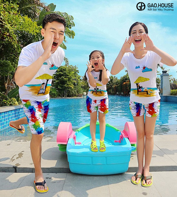 Đồng phục gia đình đi biển tại Đồng Nai đẹp