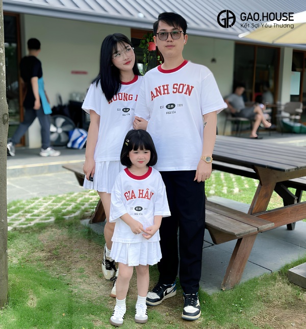 Đồng phục gia đình đi biển tại Nam Định