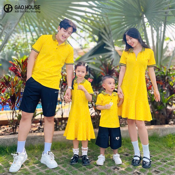 Đồng phục gia đình đi biển tại Nghệ An đẹp