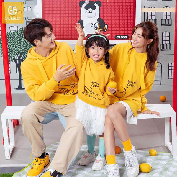 Đồng phục gia đình mùa đông tại Bắc Giang đẹp