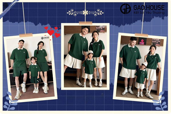 Đồng phục gia đình tại Hưng Yên đẹp