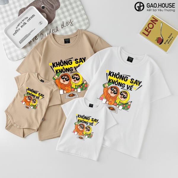 in áo đồng phục gia đình ở Quảng Bình đẹp