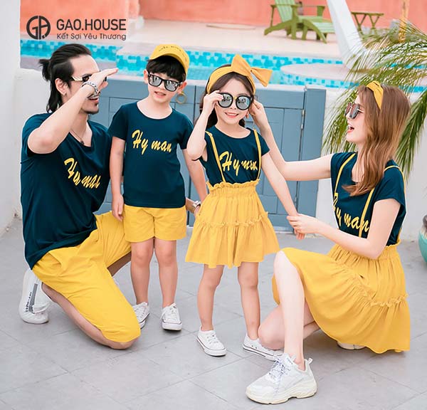 In áo gia đình tại Ninh Thuận đẹp