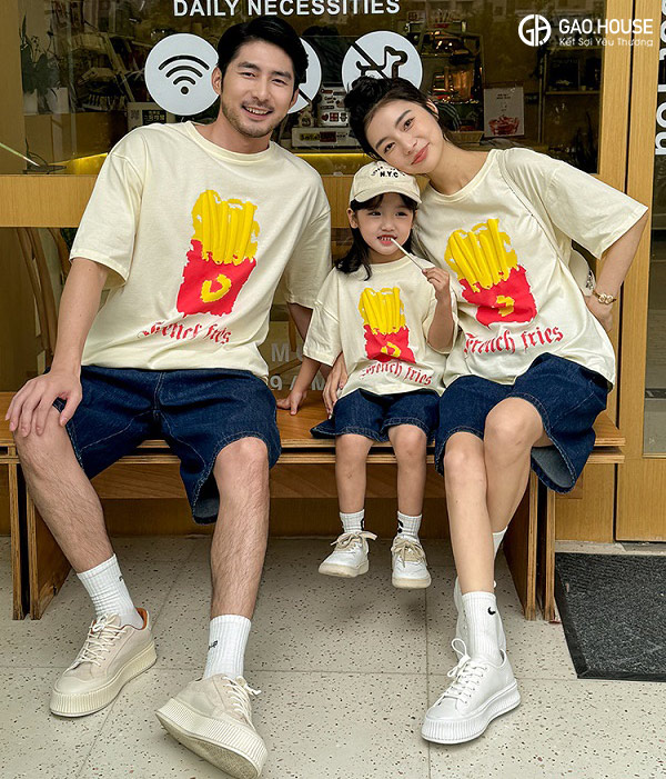 In áo gia đình tại Tây Ninh theo yêu cầu