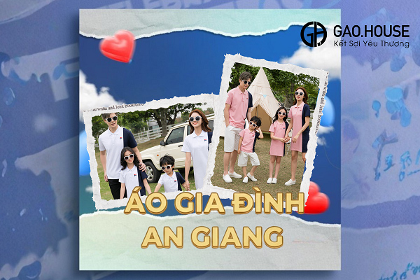 Mẫu áo gia đình An Giang đẹp