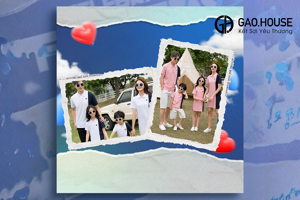 Mẫu áo gia đình An Giang