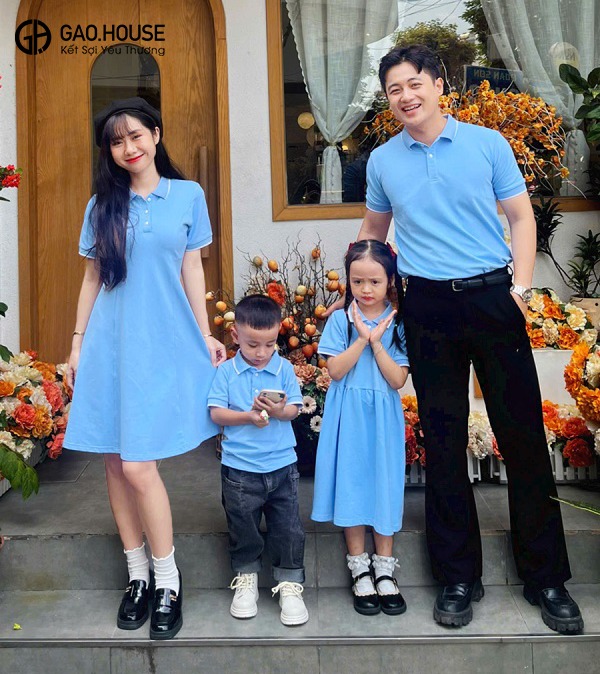 Mẫu áo gia đình Lào Cai 