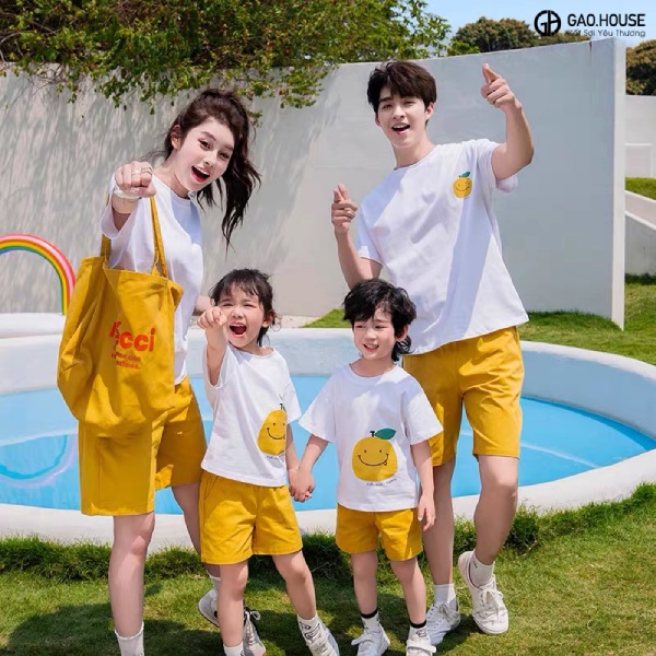 Mẫu áo gia đình tại Hải Dương đẹp