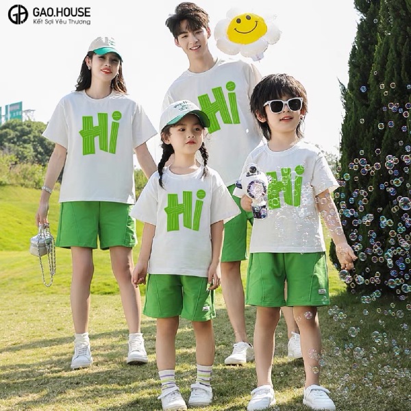Mẫu áo gia đình tại Hải Dương giá rẻ