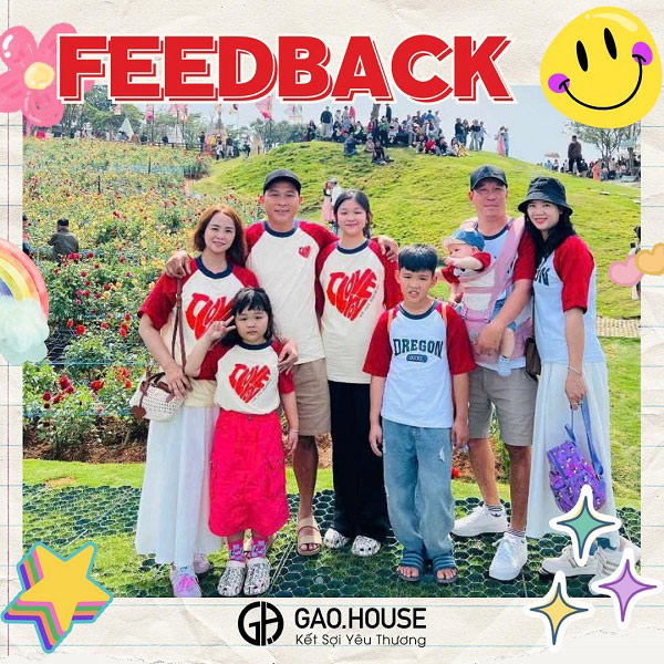 Mẫu áo nhóm gia đình tại Hải Phòng đẹp