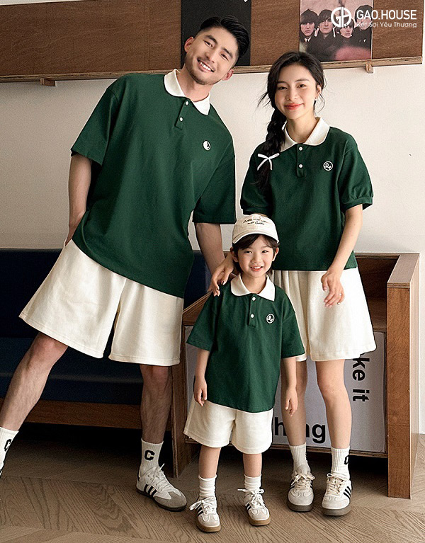 Mẫu áo nhóm gia đình tại Hưng Yên