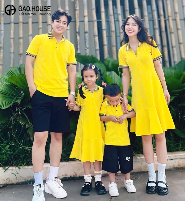 Mẫu áo nhóm gia đình tại Khánh Hòa đẹp