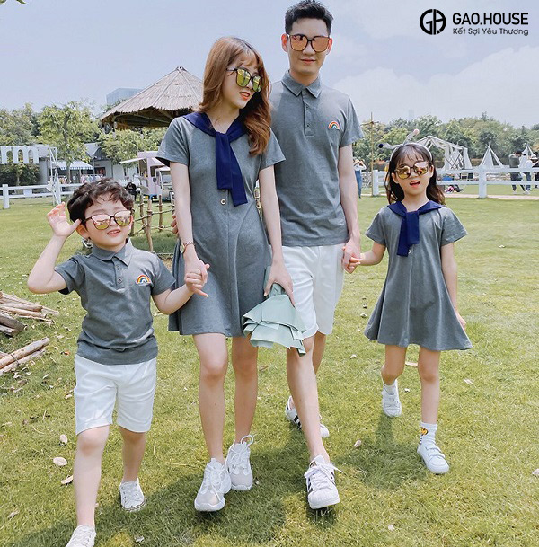 Mẫu áo nhóm gia đình tại Thái Bình