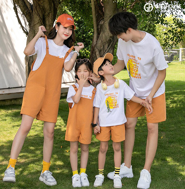 Mẫu áo nhóm gia đình tại Vĩnh Phúc