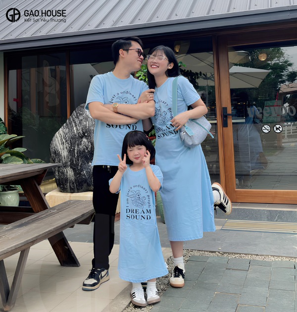 Mẫu áo váy gia đình tại Khánh Hòa