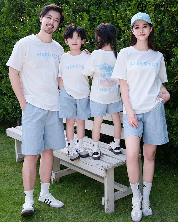 May áo đồng phục gia đình Long An 