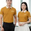 áo polo đồng phục công ty màu vàng nghệ
