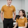 áo polo đồng phục công ty màu vàng nghệ