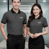 áo thun đồng phục công ty màu xám