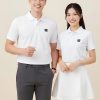 đồng phục polo doanh nghiệp màu trắng