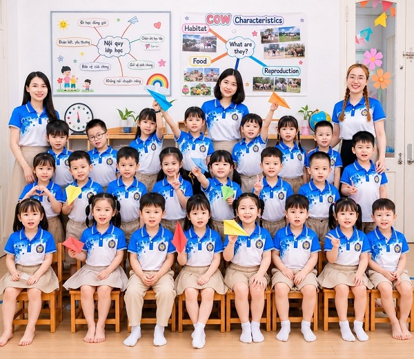 mẫu áo đồng phục mầm non đẹp